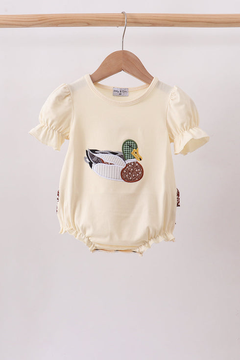 brown-mallard-applique-ruffle-bubble-sophias-stylebaby-1