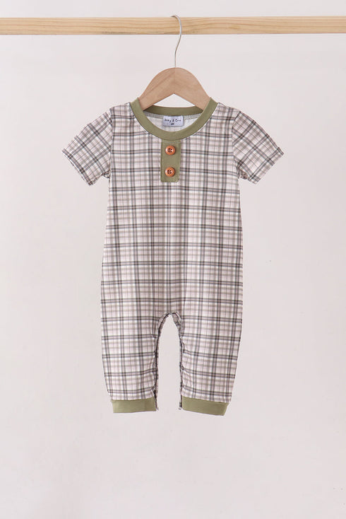 oat-olive-plaid-romper-sophias-stylebaby-1