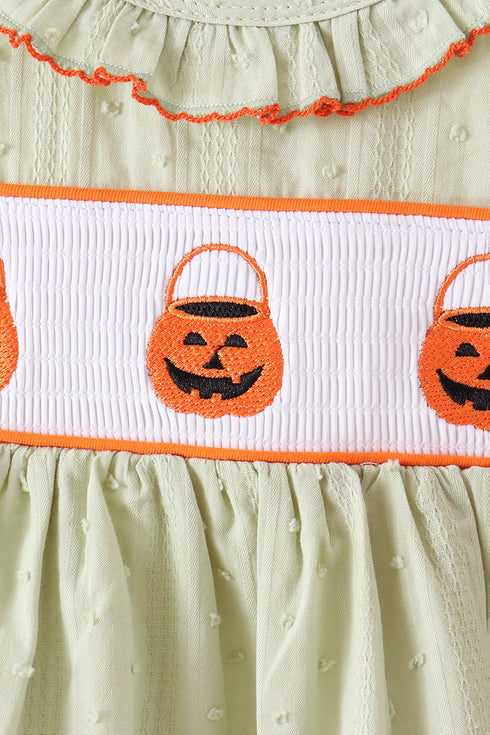 green-pumpkin-smocked-ruffle-shorts-set-sophias-style-2