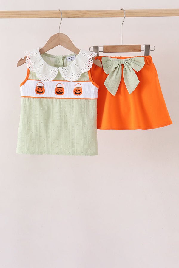 green-pumpkin-smocked-skorts-set-sophias-styleSet-1