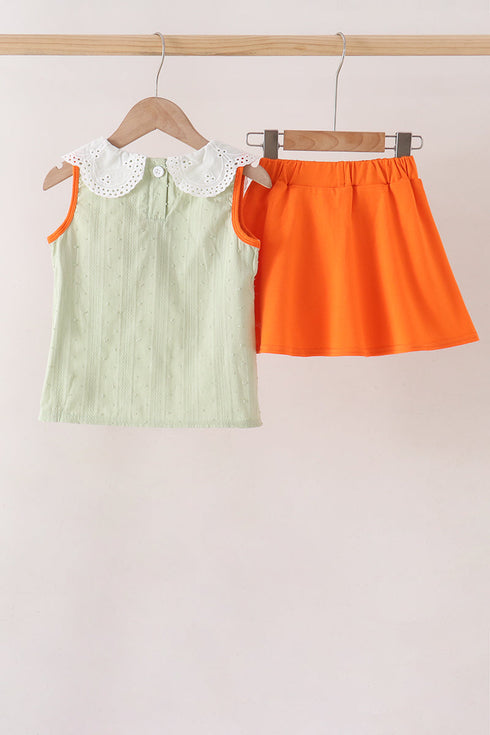 green-pumpkin-smocked-skorts-set-sophias-style-4