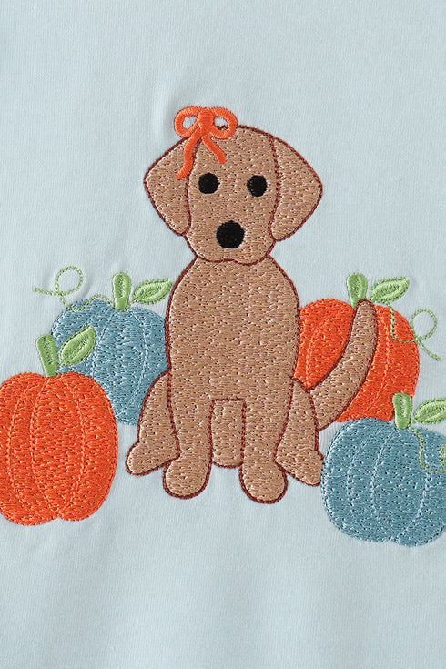 blue-puppy-pumpkin-embroidery-gingham-ruffle-dress-sophias-style-2