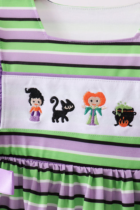 purple-witch-embroidery-stripe-ruffle-shorts-set-sophias-style-3