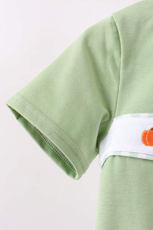 green-pumpkin-embroidery-shorts-set-sophias-style-4