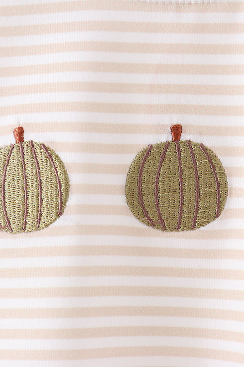 khaki-pumpkin-embroidery-stripe-top-sophias-style-3