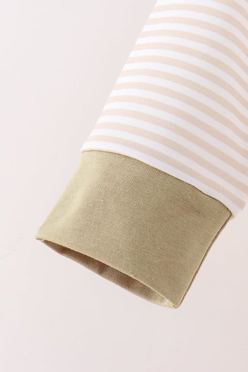khaki-pumpkin-embroidery-stripe-top-sophias-style-4