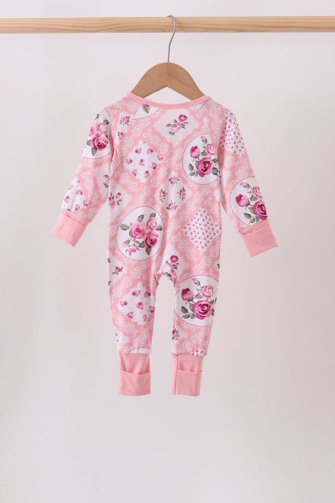 pink-floral-bamboo-zipper-romper-sophias-style-6