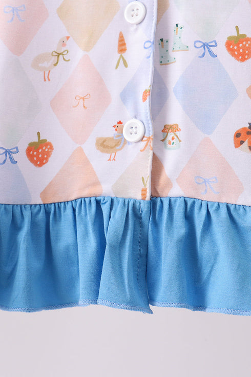 blue-chicken-bow-bamboo-pajama-pants-set-sophias-style-3