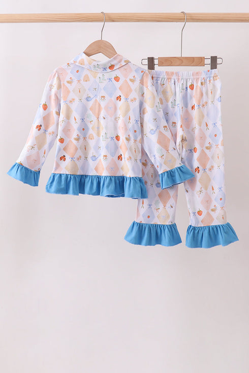 blue-chicken-bow-bamboo-pajama-pants-set-sophias-style-5