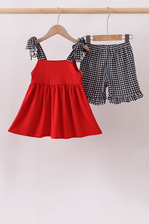 red-georgia-go-dawgs-smocked-ruffle-shorts-set-sophias-style-5