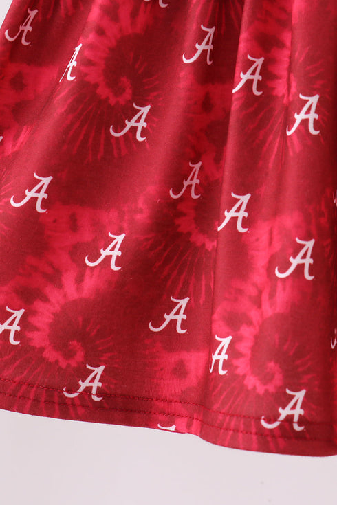 maroon-alabama-roll-tide-smocked-ruffle-shorts-set-sophias-style-4