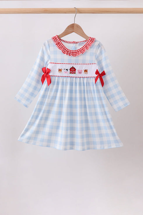 blue-farm-embroidery-ruffle-gingham-dress-sophias-styleDress-1