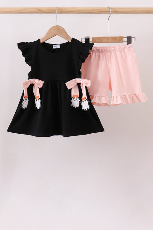 black-ghost-ruffle-shorts-set-sophias-styleSet-1