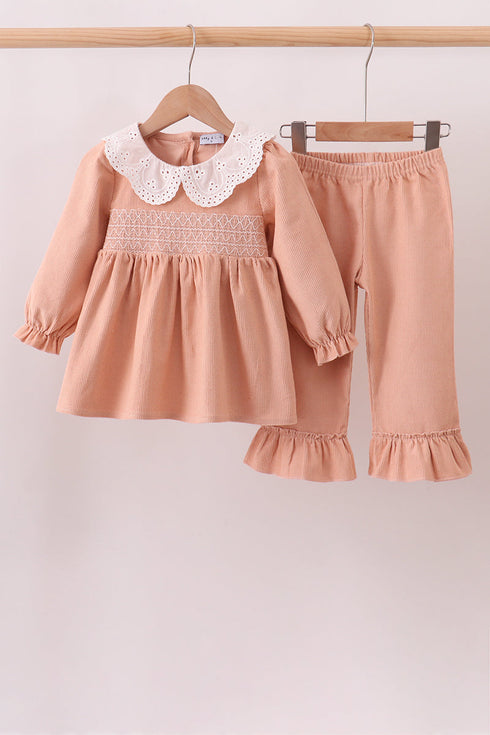 coral-corduroy-smocked-ruffle-pants-set-sophias-styleSet-1