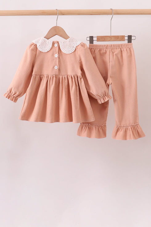coral-corduroy-smocked-ruffle-pants-set-sophias-style-5