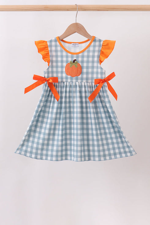 orange-pumpkin-applique-ruffle-dress-sophias-styleDress-1