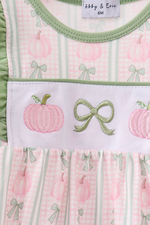 sage-pumpkin-bow-embroidery-ruffle-bubble-sophias-style-5