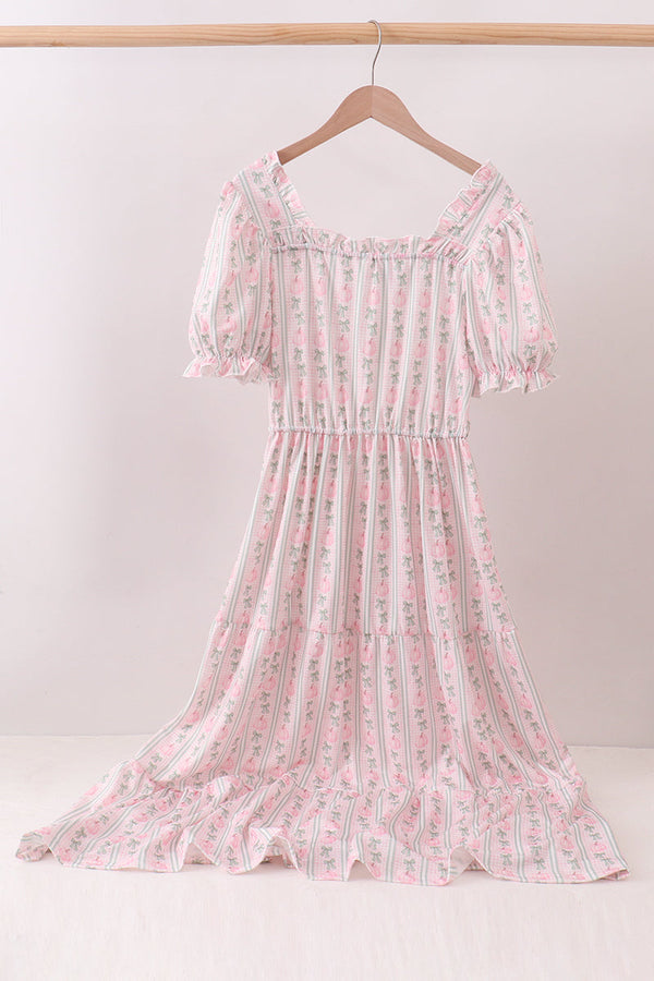 pumpkin-bow-embroidery-mom-tiered-dress-sophias-styleDress-1