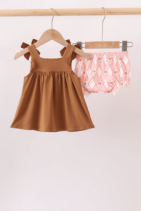 brown-pumpkin-smocked-lace-bloomer-set-sophias-style-4