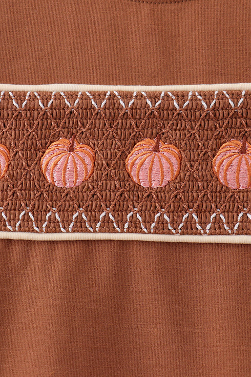 brown-pumpkin-smocked-top-sophias-style-3
