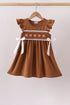 brown-pumpkin-smocked-lace-dress-sophias-styleDress-1