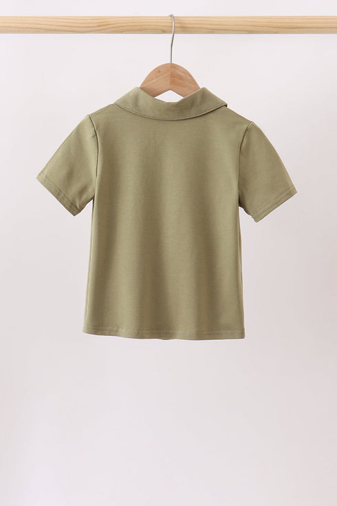 camel-pumpkin-embroidery-button-down-shirt-sophias-style-4