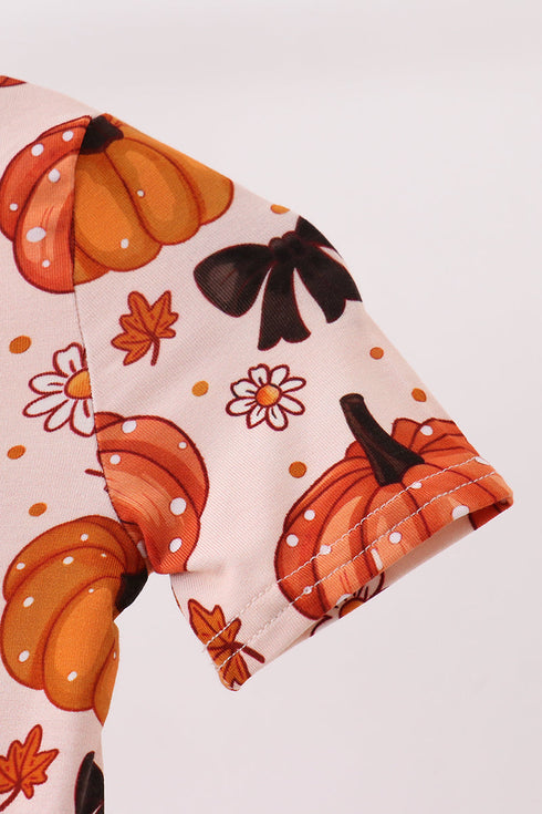 orange-pumpkin-floral-bow-bamboo-romper-sophias-style-3