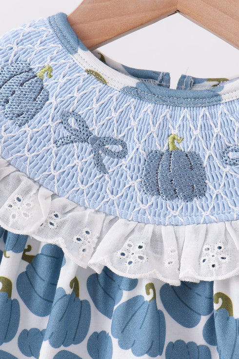 blue-pumpkin-bow-smocked-lace-bubble-sophias-style-2
