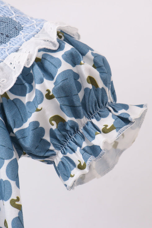 blue-pumpkin-bow-smocked-lace-bubble-sophias-style-3