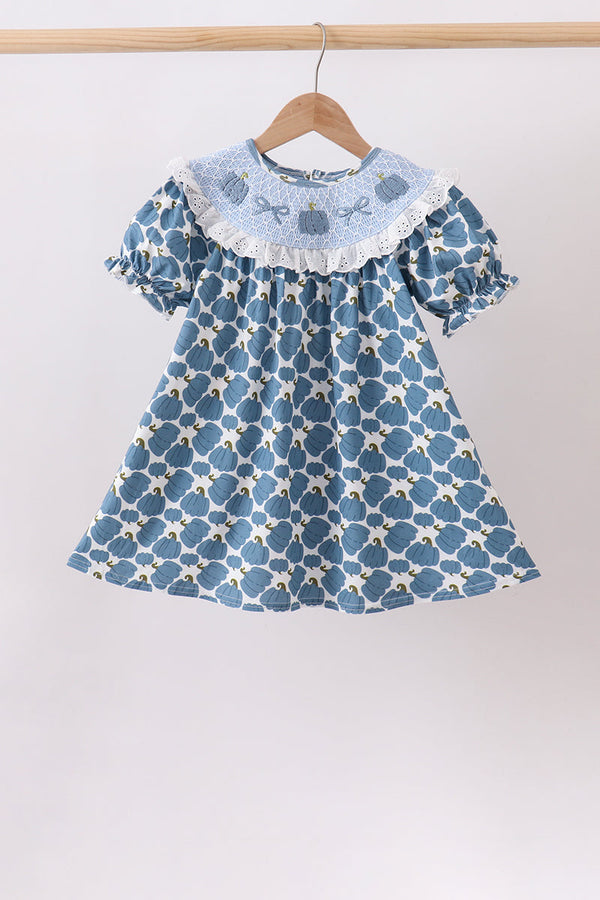 blue-pumpkin-bow-smocked-lace-dress-sophias-styleDress-1