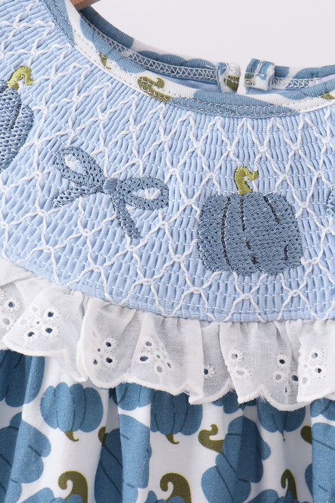 blue-pumpkin-bow-smocked-lace-dress-sophias-style-2