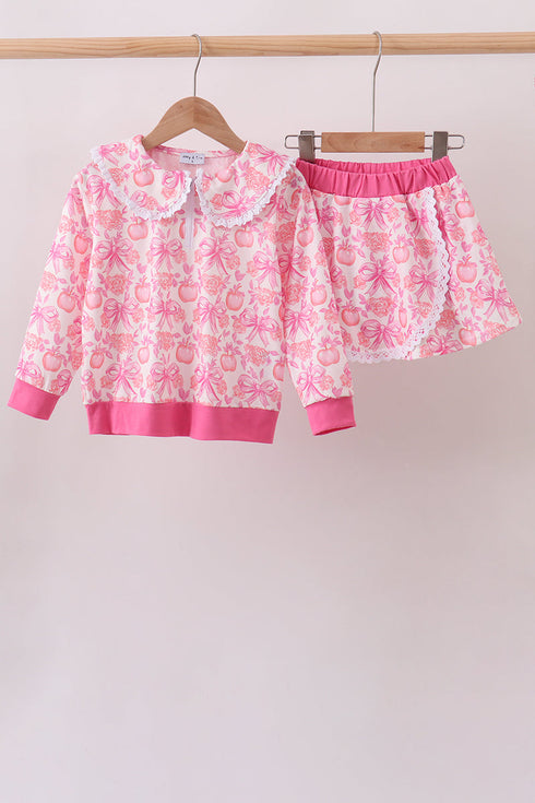 pink-pumpkin-bow-lace-skorts-set-sophias-styleSet-1