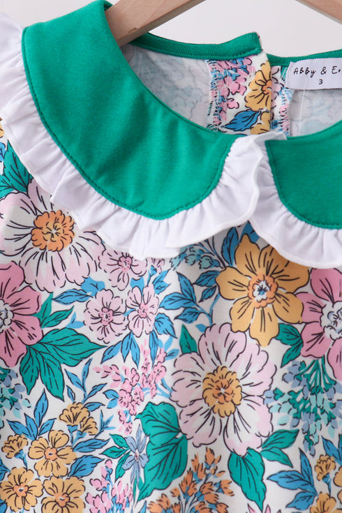 green-floral-ruffle-shorts-set-sophias-style-2