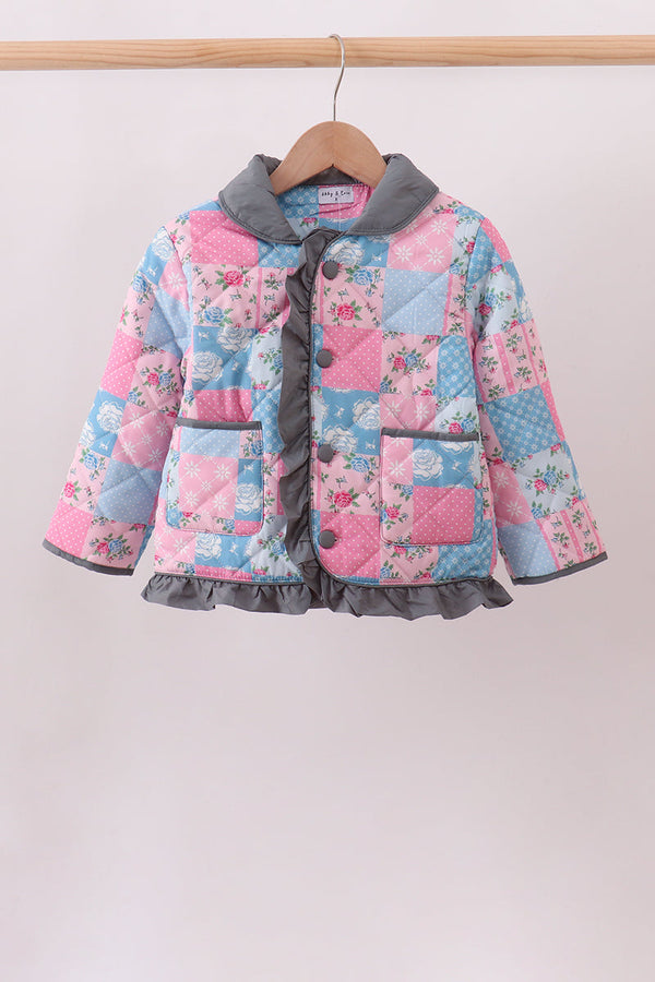 teal-patchwork-floral-ruffle-jacket-sophias-stylejacket-1