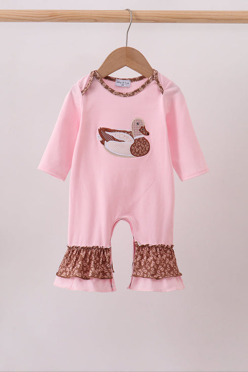 pink-mallard-applique-romper-sophias-stylebaby-1