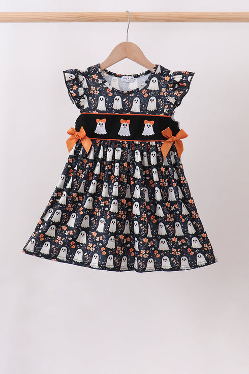 orange-ghost-embroidery-ruffle-dress-sophias-styleDress-1