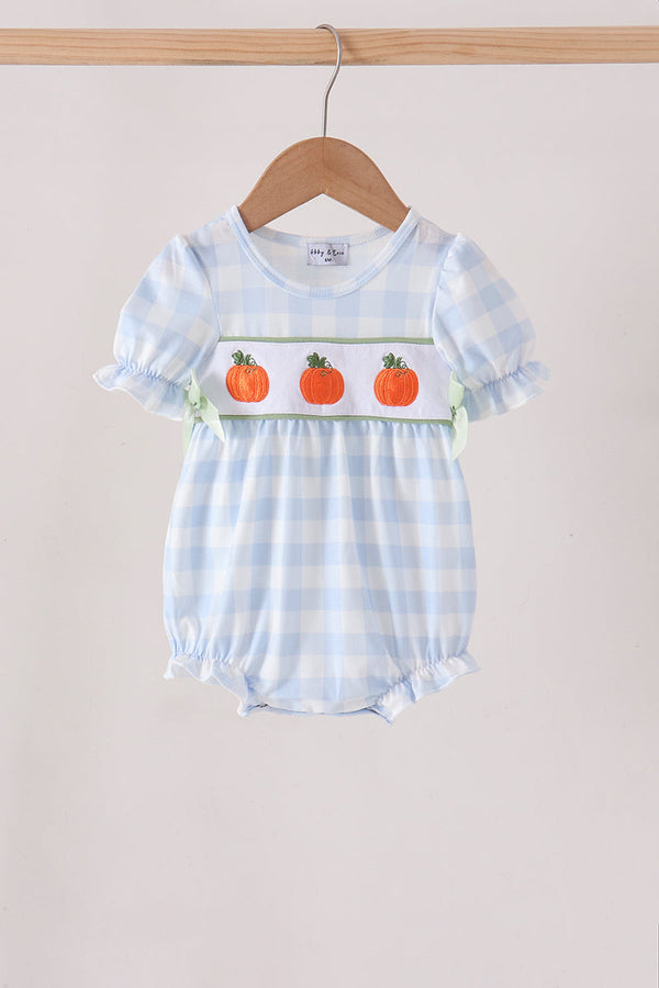 blue-pumpkin-embroidery-gingham-bubble-1-sophias-stylebaby-1
