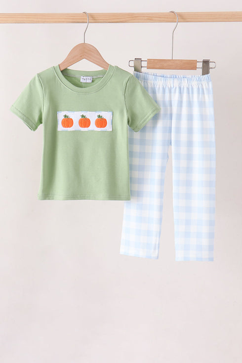 blue-pumpkin-embroidery-gingham-pants-set-sophias-styleSet-1