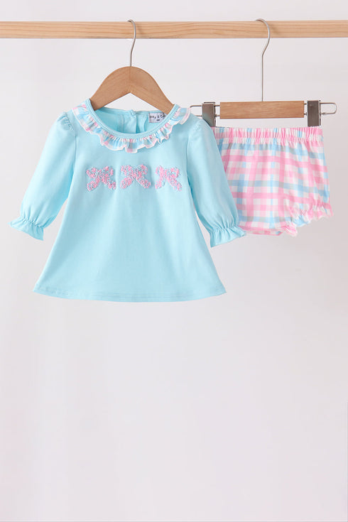 blue-bow-french-knot-ruffle-plaid-bloomer-set-sophias-stylebaby-1
