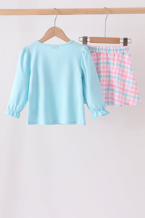 blue-bow-french-knot-plaid-skorts-set-sophias-style-2