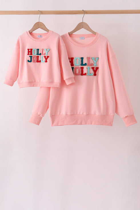 pink-holly-jolly-french-knot-mom-me-topsophias-styleTop-1