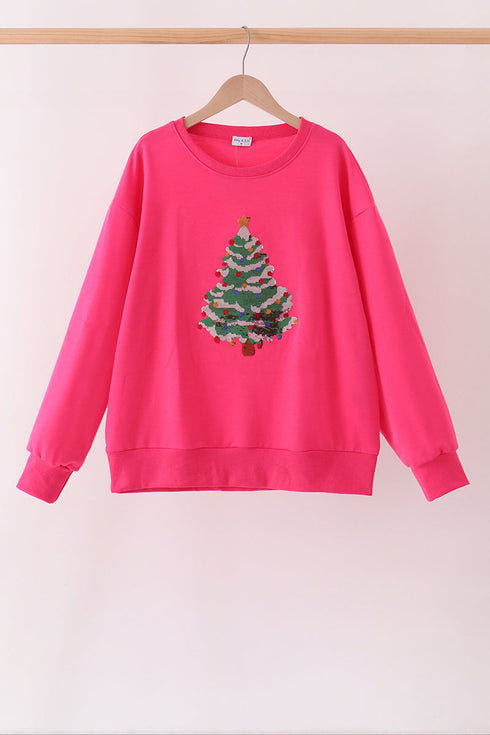 hot-pink-christmas-tree-sequin-mom-me-top-abby-evie-sophias-style-3