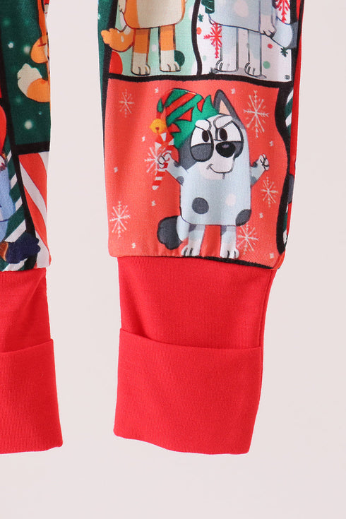 red-christmas-bluey-bamboo-romper-abby-evie-sophias-style-4
