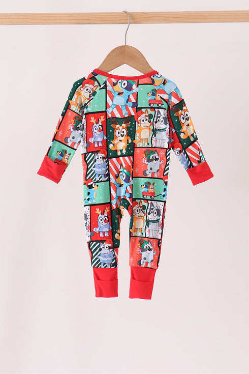 red-christmas-bluey-bamboo-romper-abby-evie-sophias-style-5