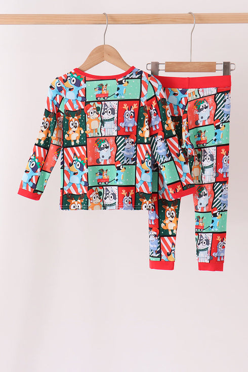 red-christmas-bluey-bamboo-pants-set-abby-evie-sophias-style-6