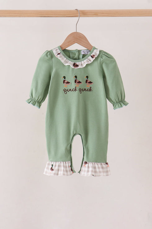 green-duck-guack-guack-embroidery-ruffle-romper-sophias-stylebaby-1