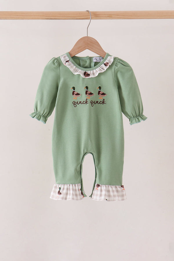 green-duck-guack-guack-embroidery-ruffle-romper-sophias-stylebaby-1