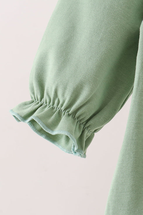 green-duck-guack-guack-embroidery-ruffle-romper-sophias-style-3