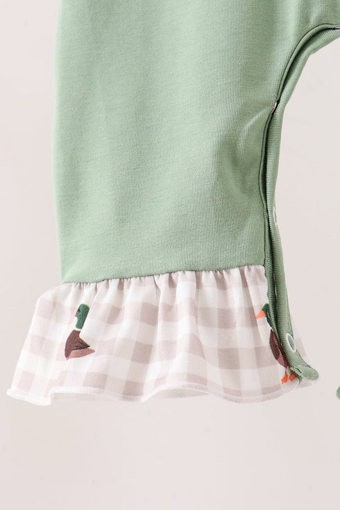 green-duck-guack-guack-embroidery-ruffle-romper-sophias-style-4
