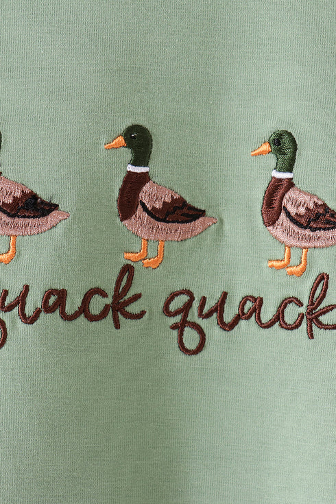 green-duck-guack-guack-embroidery-romper-sophias-style-2